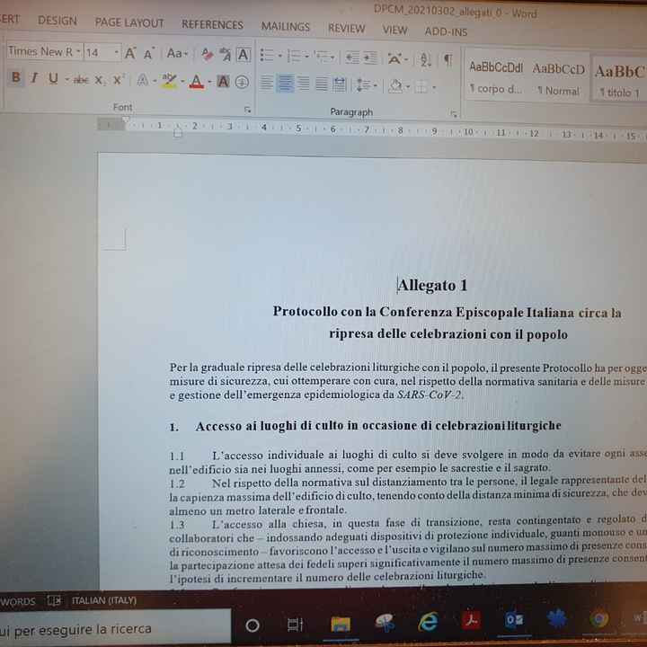 Allegato dpcm firmato dal nuovo governo - 1