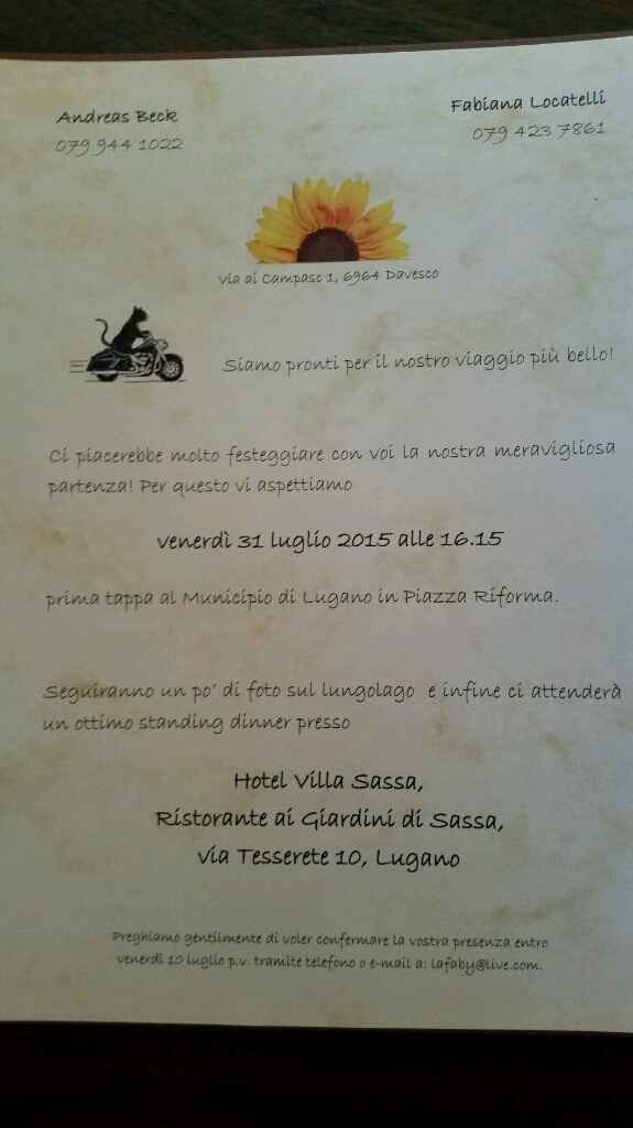 Inviti in preparazione! - 2