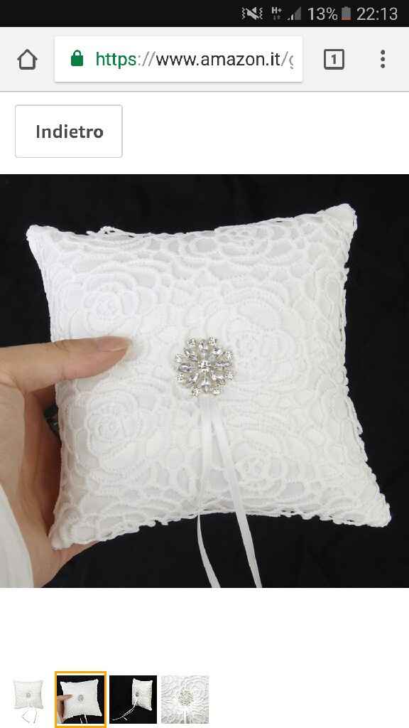 Cuscino portafedi - 3