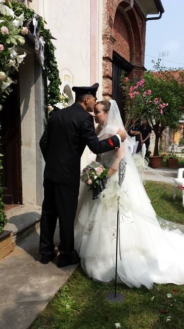 bacio degli sposi