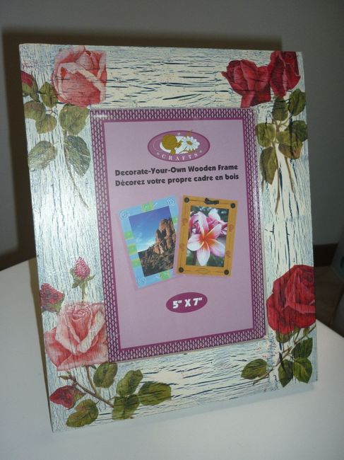 Bomboniera cornice grande decoupage
