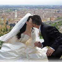 con veduta di Verona