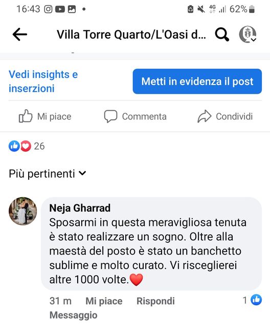 opinioni su torre quarto L'oasi di Claire 3