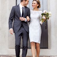 Tubino bianco per rito civile - 3