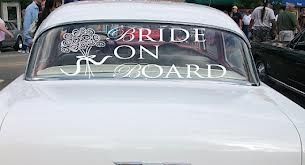 bride on board