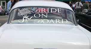 bride on board
