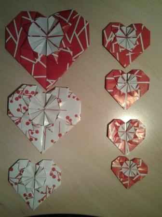 cuori origami