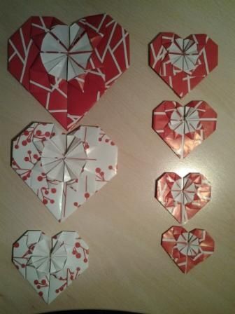 cuori origami