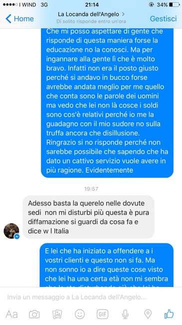 "locanda  del angelo "cattivo servizio - 3