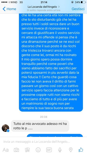 "locanda  del angelo "cattivo servizio - 4