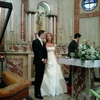 Gli sposi alla firma!