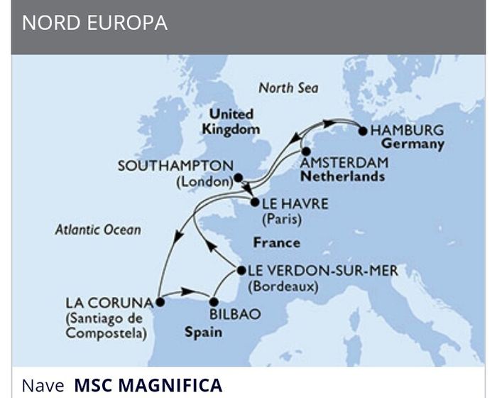 Consiglio crociera nord Europa. 1