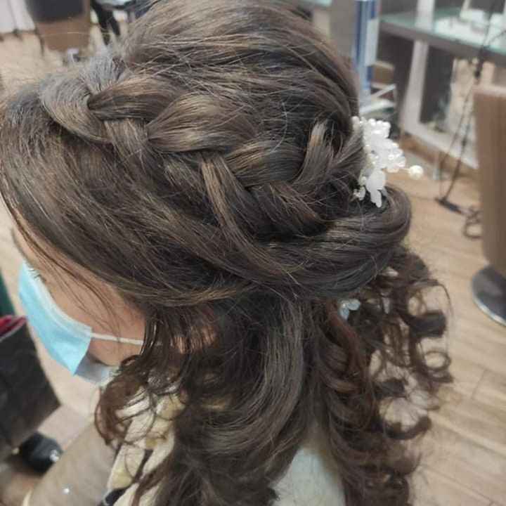Prima prova acconciatura! Semiraccolto 🥰 - 1