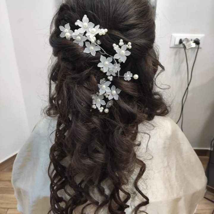 Prima prova acconciatura! Semiraccolto 🥰 - 2