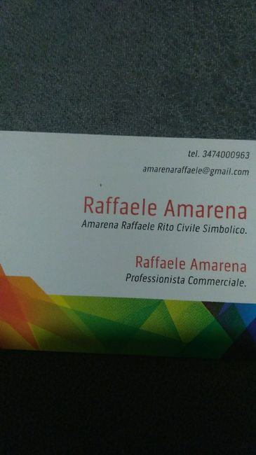 Celebrante rito civile simbolico - 1