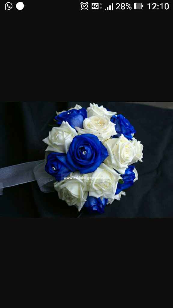  Bouquet con fiori di cotone - 1