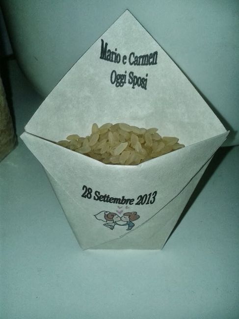 sacchetti porta riso