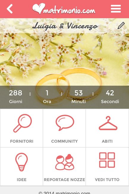 Quanto manca alle vostre nozze? - 1