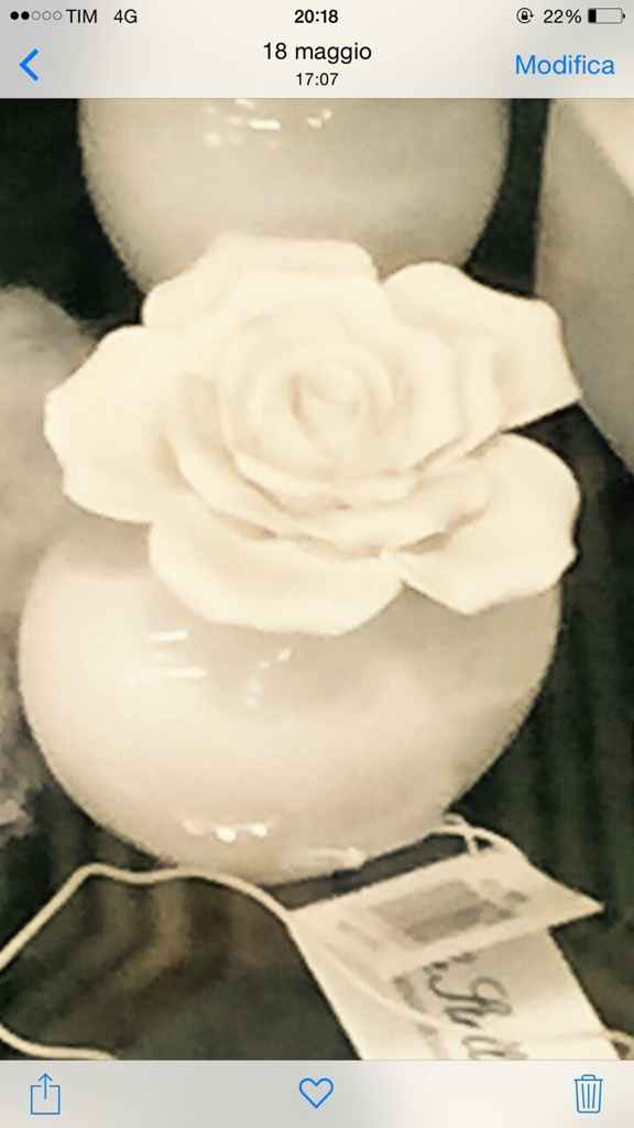 Quanto spendete per bomboniere? cosa sono? e le darete una a testa o a coppia? - 1