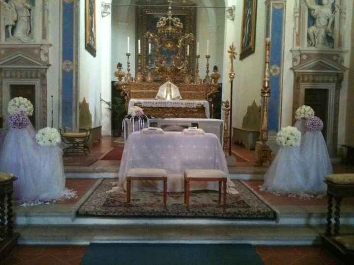 allestimento chiesa