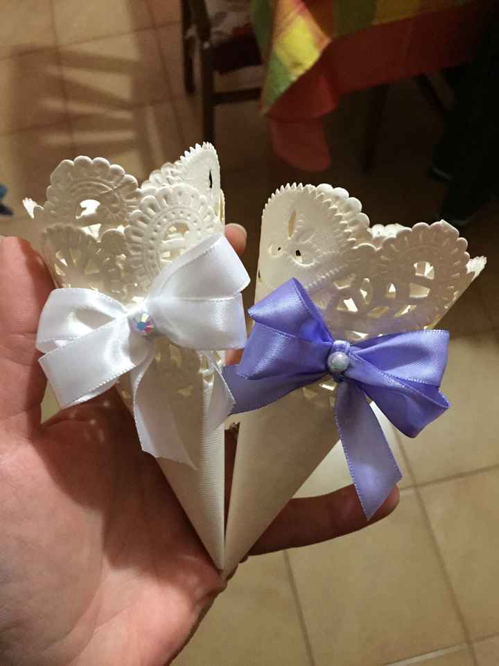 Coni riso effetto "pizzo" - 1