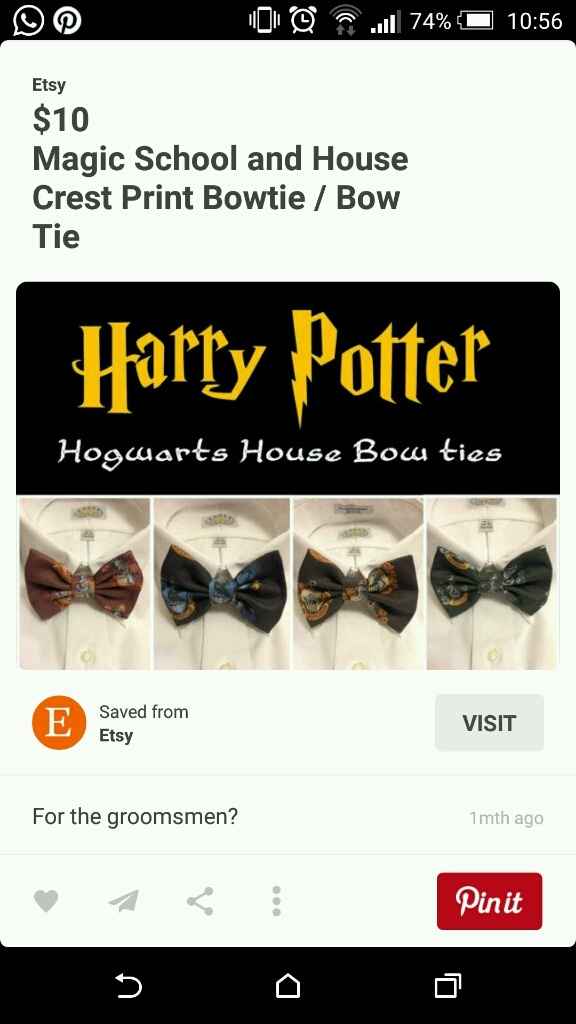 Matrimonio a tema: harry potter - 1