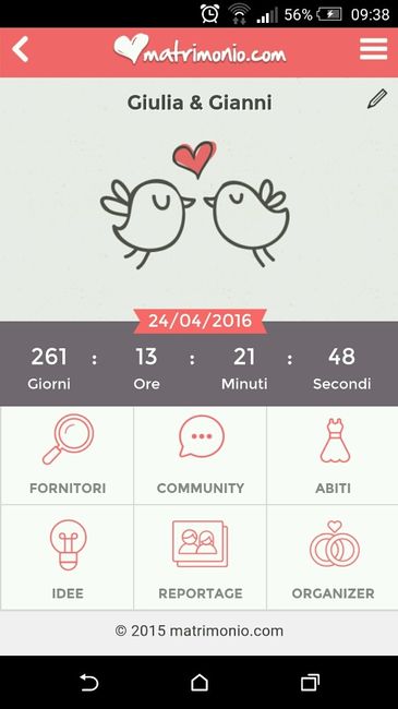 Countdown matrimonio.com - 1