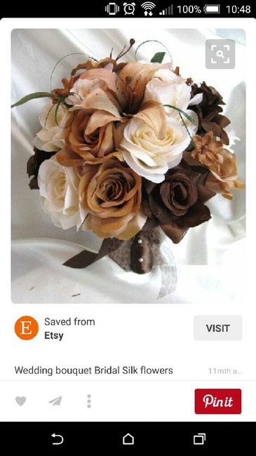 Tovagliato e bouquet per matrimonio cioccolato - 2