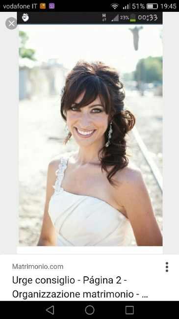Acconciatura sposa fronte alta - 1