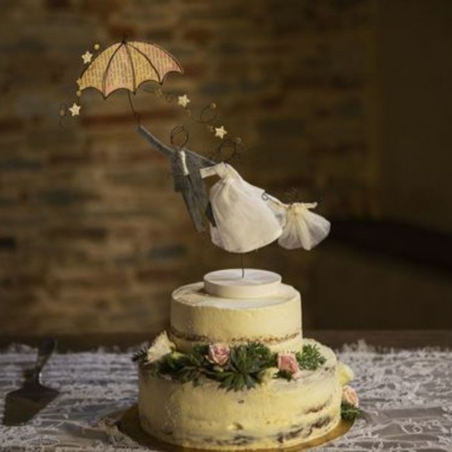 cake topper - Sposini torta nuziale - 2