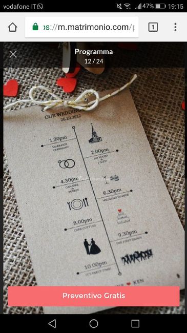 Wedding timeline!! - 1