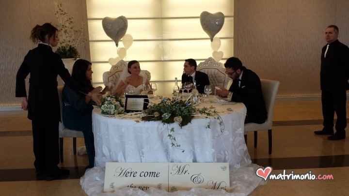 Cartello Mr & Mrs fatto da me