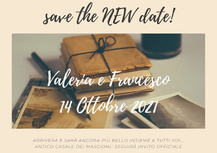 Save the new date - 1