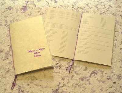 esempio rilegatura libretto messa