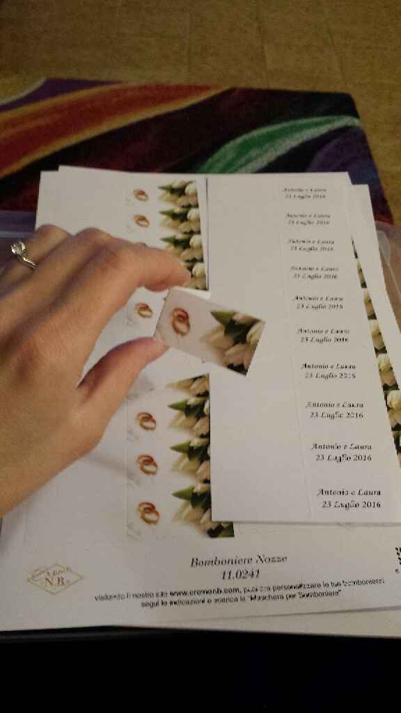 Oggi i bigliettini prendono forma! - 1