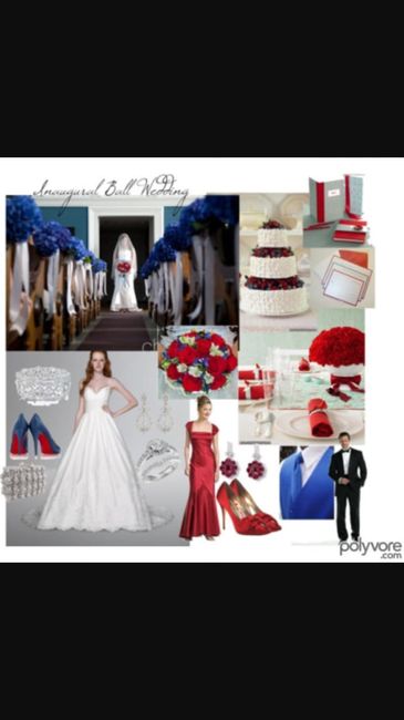 Tema del matrimonio Rosso-bianco-blu 4