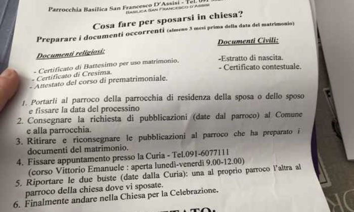 Organizzazione matrimonio 1