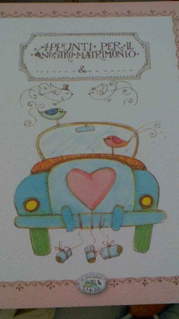 Quaderno appunti matrimonio - 1