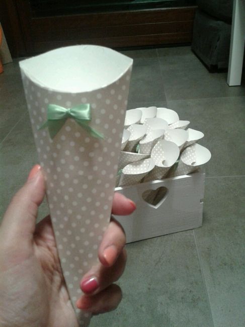 Fai da te - coni porta riso - 3