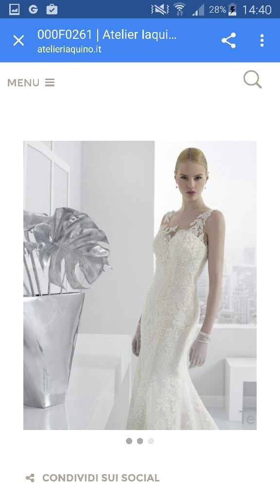 Indecisione abito da sposa - 2