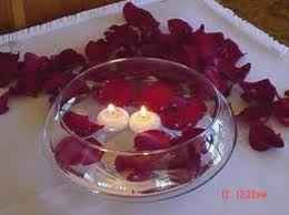 Centrotavola fiori e candele