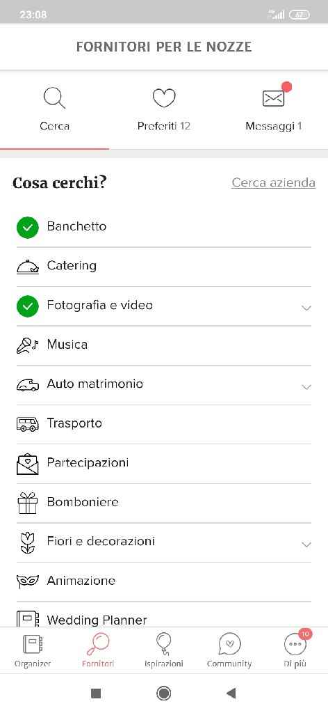 Condividi lo screenshot dei tuoi fornitori - 1