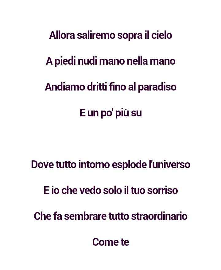 Condividi una parte di testo della vostra canzone d'amore! - 1