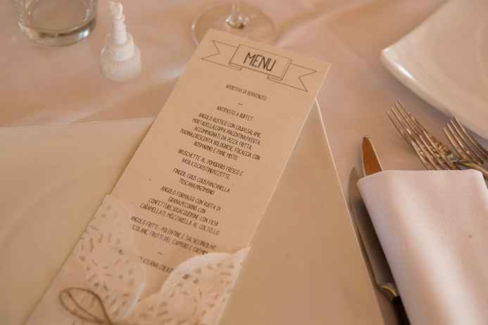 menu nozze