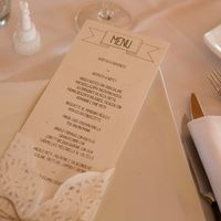 menu nozze