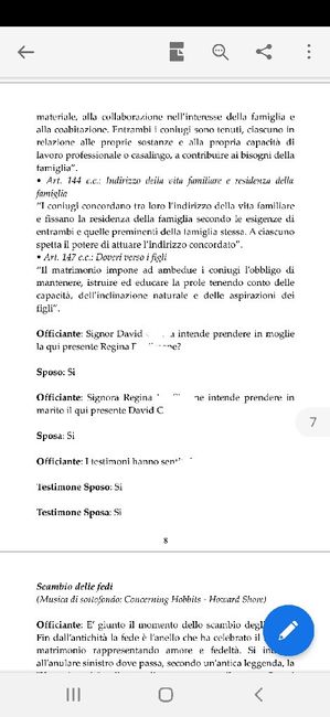 Libretto cerimonia civile (testo completo) 9