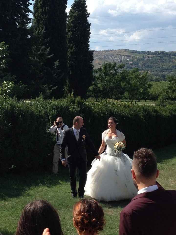 arrivo in chiesa