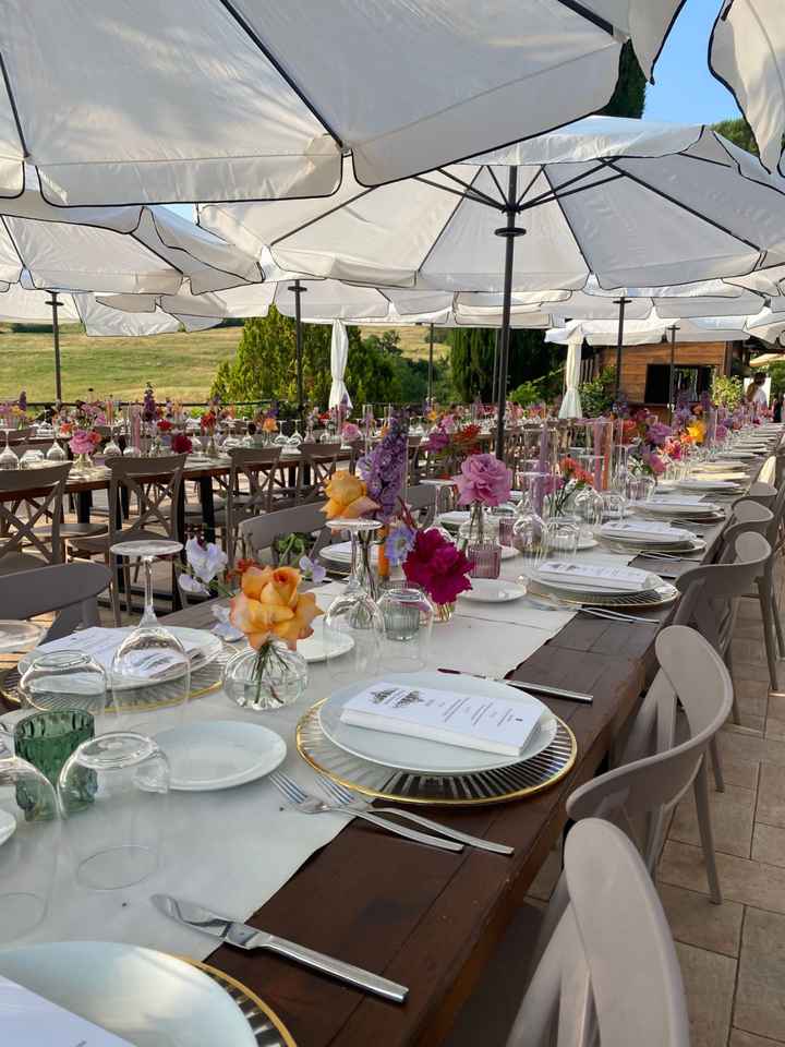 Tavoli rotondi o lunghi( rettangolari)? - 1