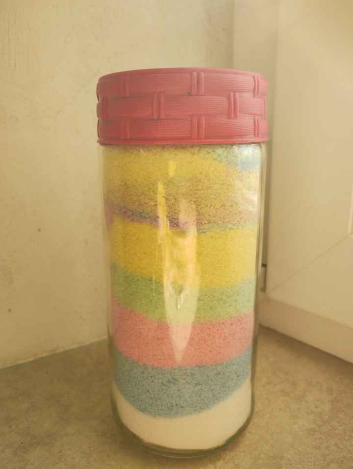Sabbia colorata fai da te - 1