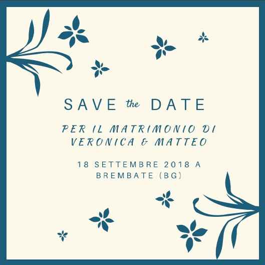  Save the Date...cosa cambiare? - 1